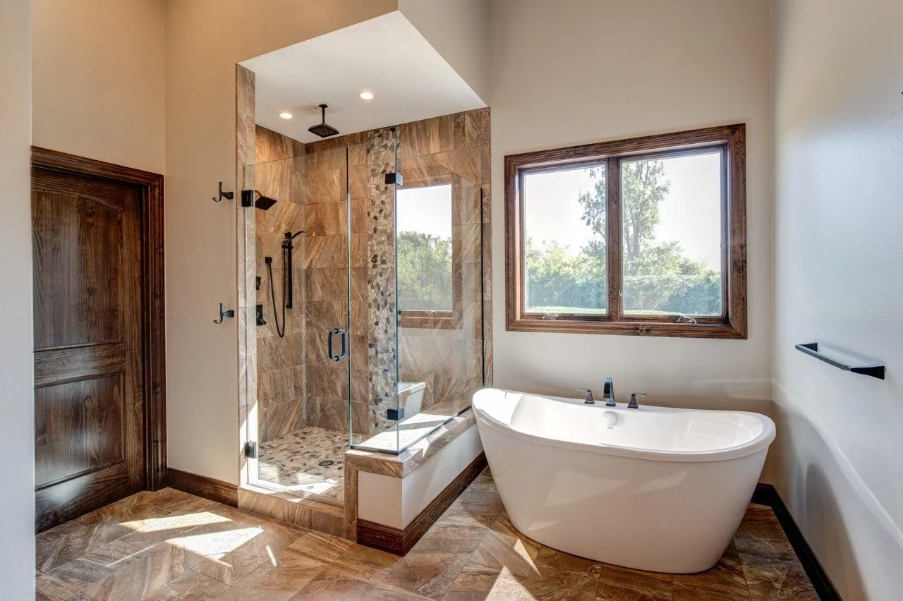 Home 13 Black Oak Building Company bathroom flooring gallery